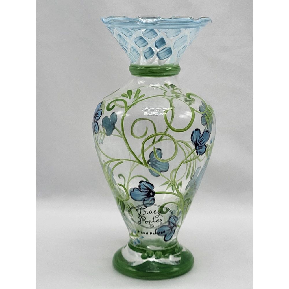 Tracy Porter Hand-painted Vase
